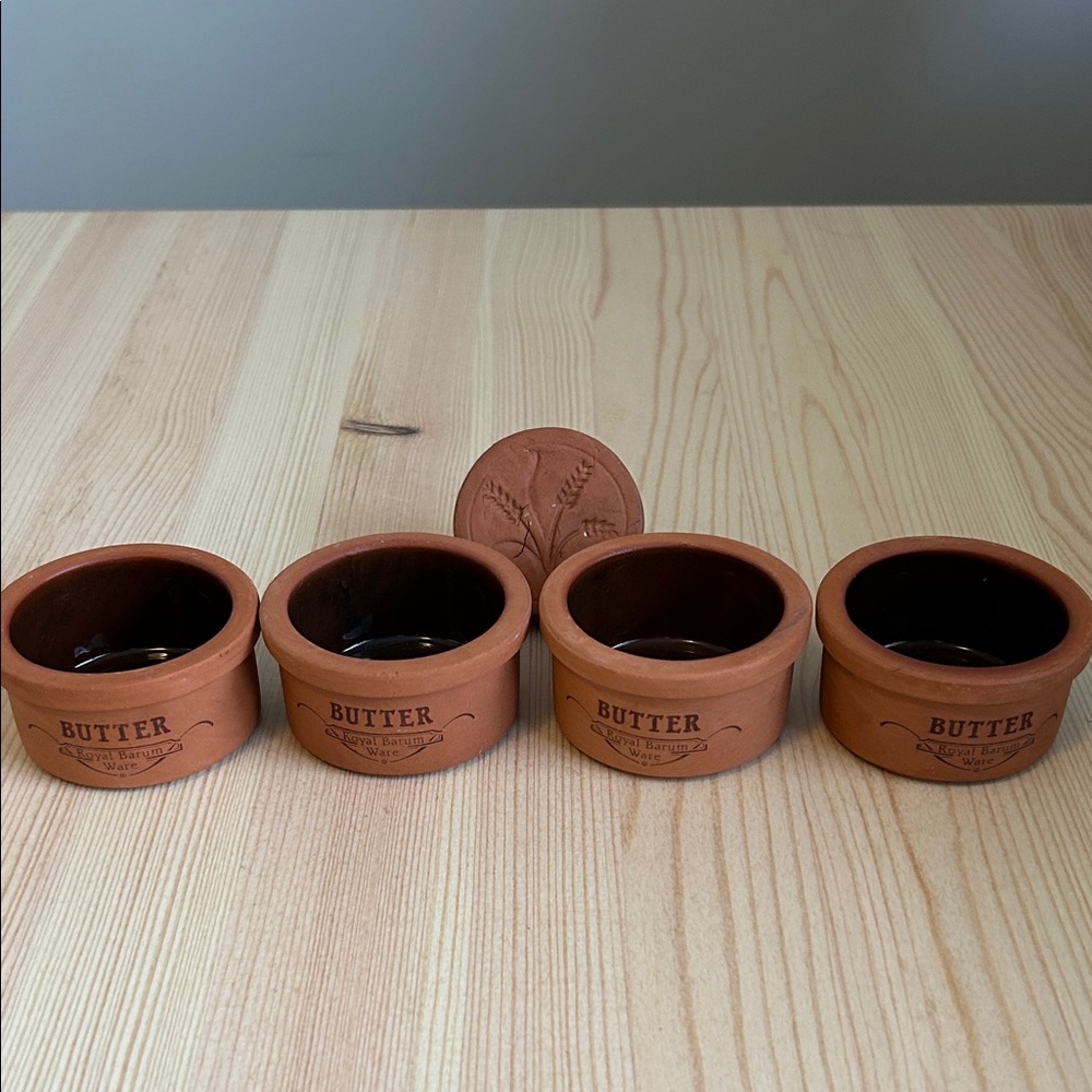Royal Barum Ware Butter molds.